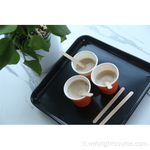 Bastoncini di agitazione da caffè in legno